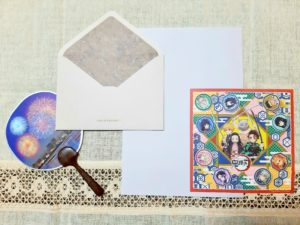 Western-style envelope ivory demon