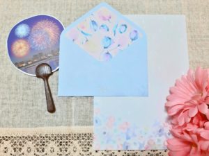 Western-style envelope light blue